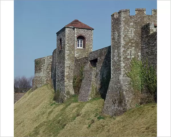 Dover Castle Walls, 12th century. Artist: William the Conqueror