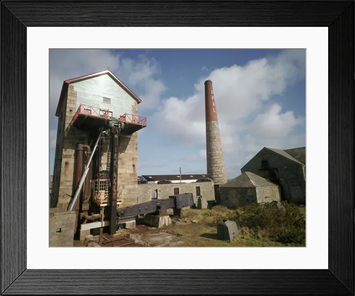 Framed Print : Shaft Engine House, 1910s Framed Print : Shaft Engine House, 1910s
