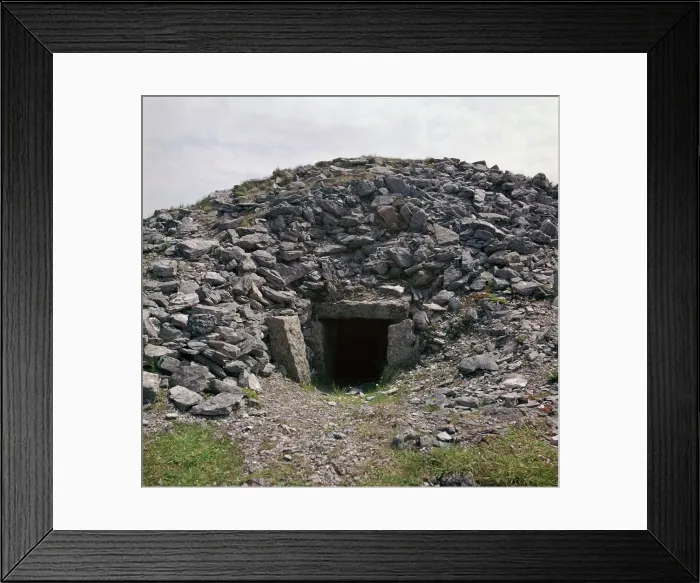 Framed Print : Celtic burial cairn, 21st century BC Framed Print : Celtic burial cairn, 21st century BC
