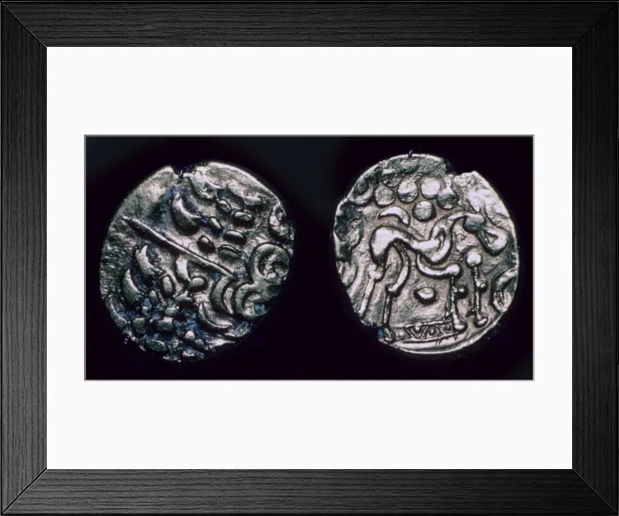 Framed Print : British Celtic gold staters, 1st century