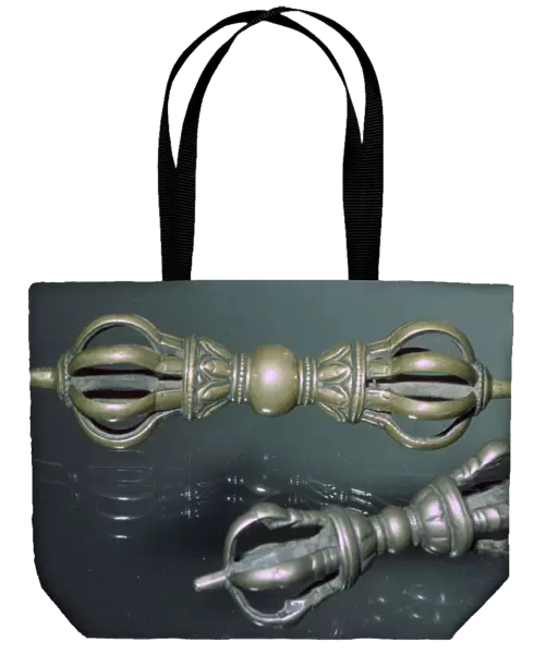 Bronze Vajra (thunderbolts), ritual weapons of Buddhist deities, 7th to 10th century