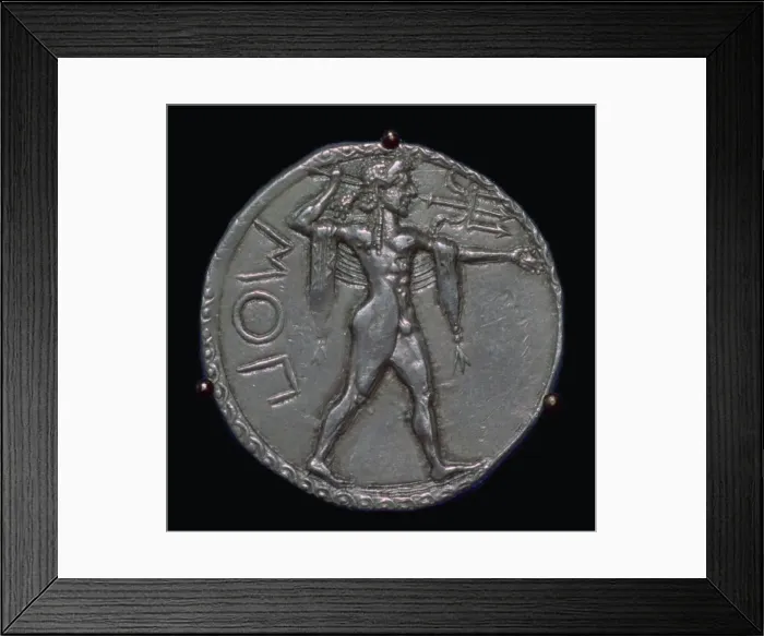 Framed Print : Stater of Poseidonia, 5th century BC Framed Print : Stater of Poseidonia, 5th century BC