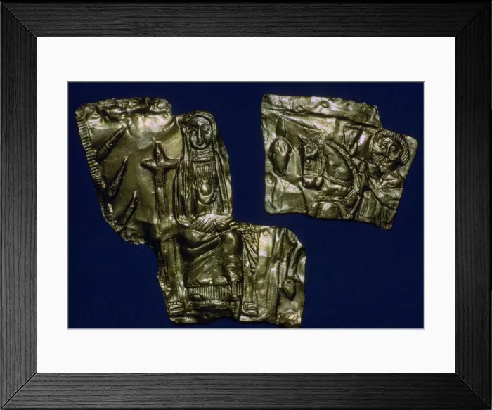 Framed Print : Scythian goldwork from a burial in southern Russia, 7th-2nd century BC Framed Print : Scythian goldwork from a burial in southern Russia, 7th-2nd century BC