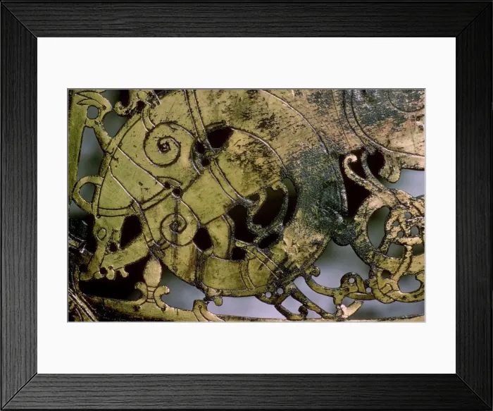 Framed Print : Viking bronze Weather-Vane, 10th-11th century Framed Print : Viking bronze Weather-Vane, 10th-11th century