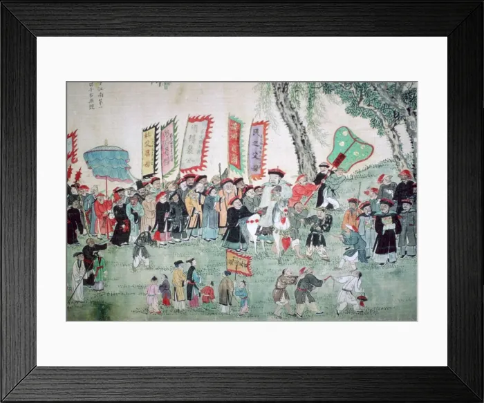 Framed Print : Chinese painting from a series about Chao Hsia Framed Print : Chinese painting from a series about Chao Hsia