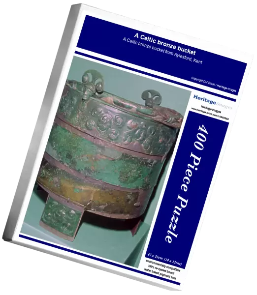 A Celtic bronze bucket