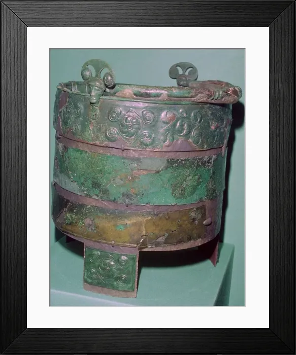 Framed Print : A Celtic bronze bucket Framed Print : A Celtic bronze bucket