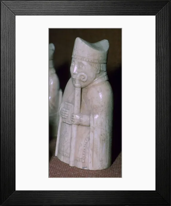 Framed Print : The Lewis Chessmen, (Norwegian?), c1150-c1200 Framed Print : The Lewis Chessmen, (Norwegian?), c1150-c1200