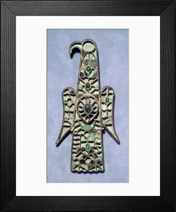 Framed Print : Visigothic Aquliiform Fibula Framed Print : Visigothic Aquliiform Fibula