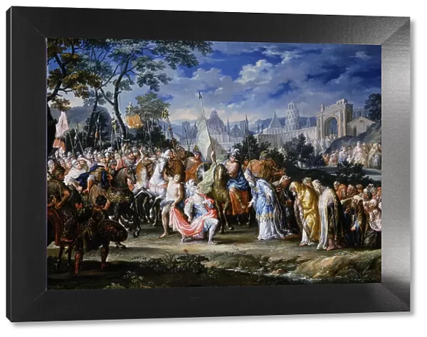 Entry of Alexander the Great into Babylon, 331 BC, (18th century). Artist: Johann Georg Platzer