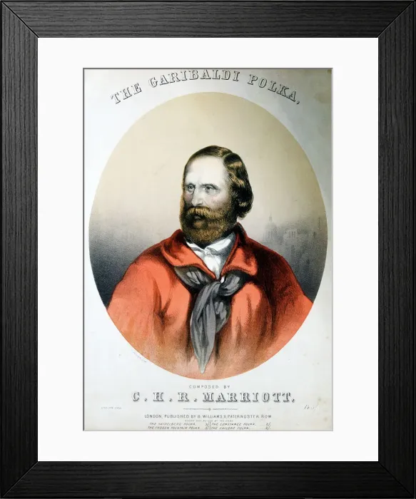 Framed Print : Giuseppe Garibaldi, Italian patriot, c1864 Framed Print : Giuseppe Garibaldi, Italian patriot, c1864