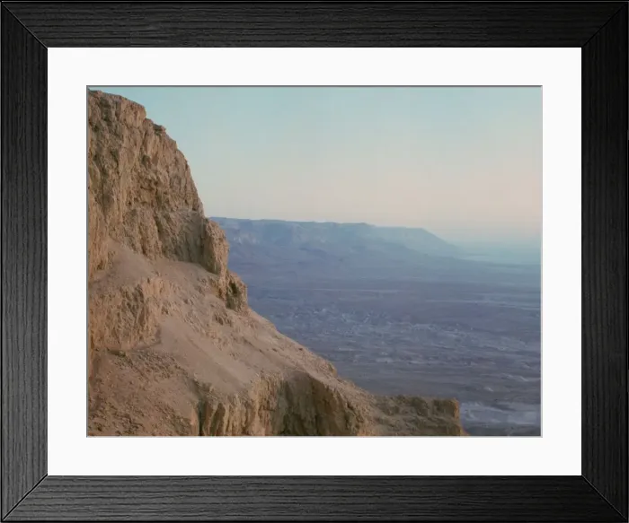 Framed Print : Cliffs of Masada at sunrise Framed Print : Cliffs of Masada at sunrise