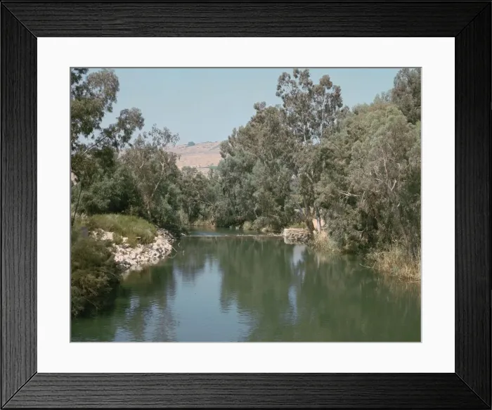 Framed Print : The river Jordan Framed Print : The river Jordan