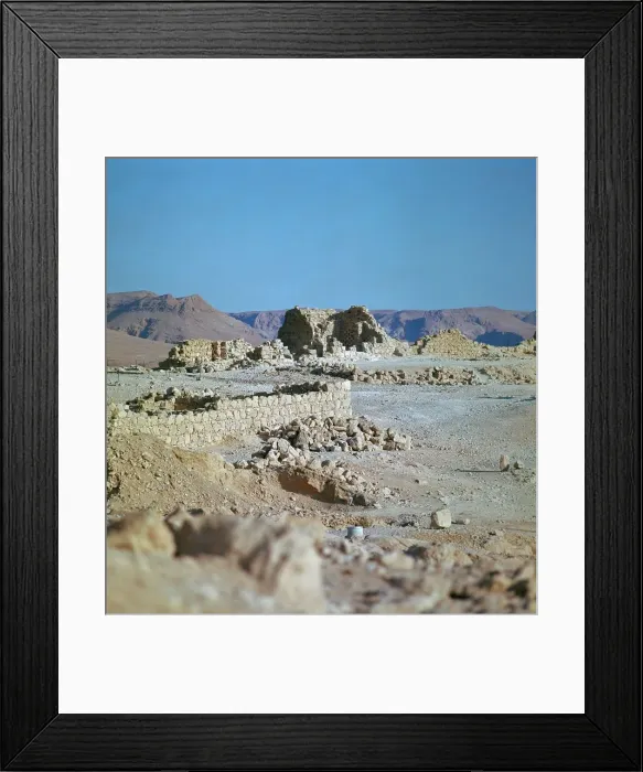 Framed Print : Remains of Herods palace, 1st century Framed Print : Remains of Herods palace, 1st century