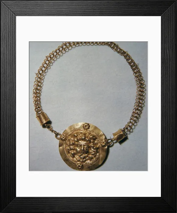 Framed Print : Roman gold pendant Framed Print : Roman gold pendant