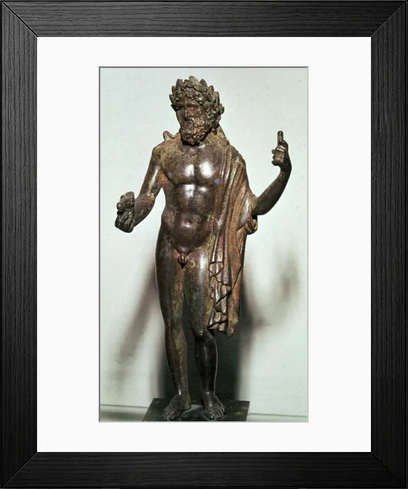 Framed Print : Roman bronze of Poseidon Framed Print : Roman bronze of Poseidon