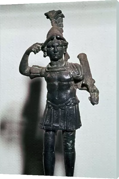 Roman bronze deity, 2nd century