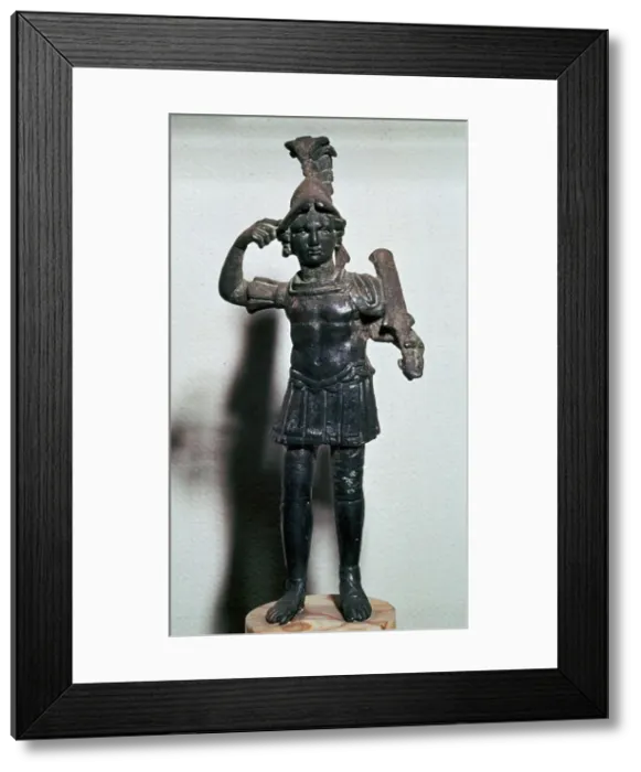Framed Print : Roman bronze deity, 2nd century Framed Print : Roman bronze deity, 2nd century