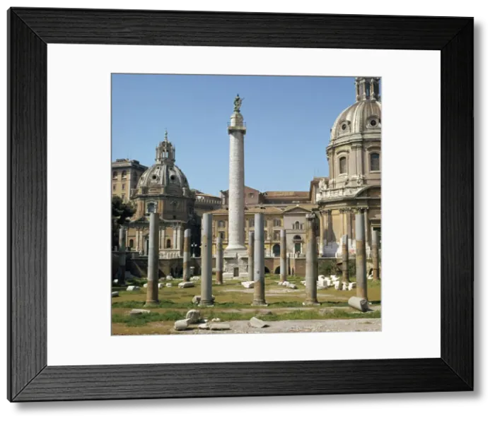 Framed Print : Trajans Forum, 2nd century Framed Print : Trajans Forum, 2nd century