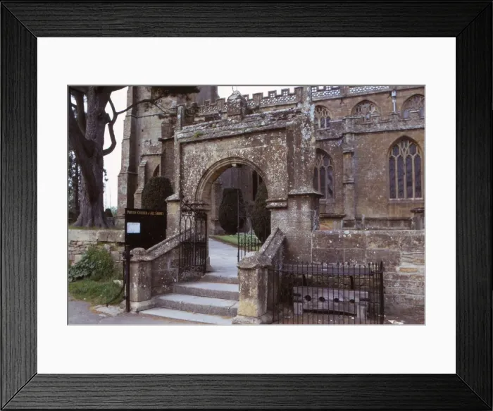 Framed Print : Stocks Outsde Martock (All Saints) Church, Somerset, 20th century. Artist: CM Dixon Framed Print : Stocks Outsde Martock (All Saints) Church, Somerset, 20th century. Artist: CM Dixon