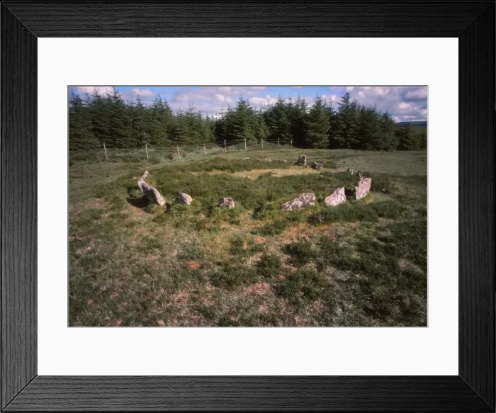 Framed Print : Stone Alignment, 20th century. Artist: CM Dixon Framed Print : Stone Alignment, 20th century. Artist: CM Dixon