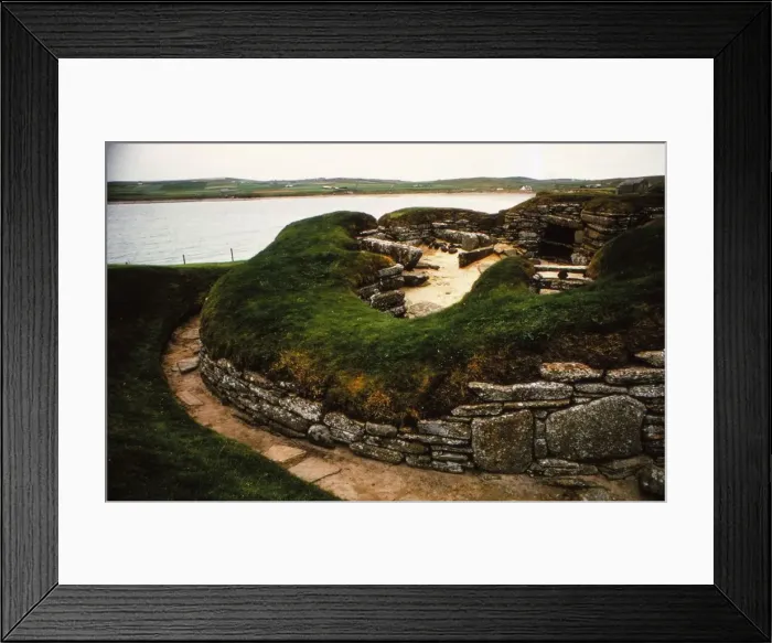 Framed Print : Neolithic Village of Skara Brae, Orkney, Scotland, 20th century Framed Print : Neolithic Village of Skara Brae, Orkney, Scotland, 20th century