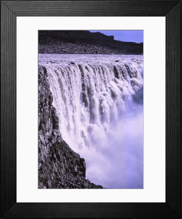Framed Print : Dettifoss, North Iceland, 20th century. Artist: CM Dixon