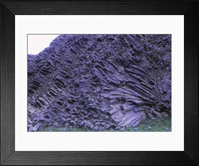 Framed Print : Columnar Basalt at Hljodaklettar (echo cliffs), Northern Iceland, 20th century. Artist: CM Dixon Framed Print : Columnar Basalt at Hljodaklettar (echo cliffs), Northern Iceland, 20th century. Artist: CM Dixon