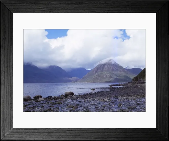 Framed Print : The Black Cuillins across Loch Scavaig, Isle of Skye, Scotland, 20th century. Artist: CM Dixon Framed Print : The Black Cuillins across Loch Scavaig, Isle of Skye, Scotland, 20th century. Artist: CM Dixon