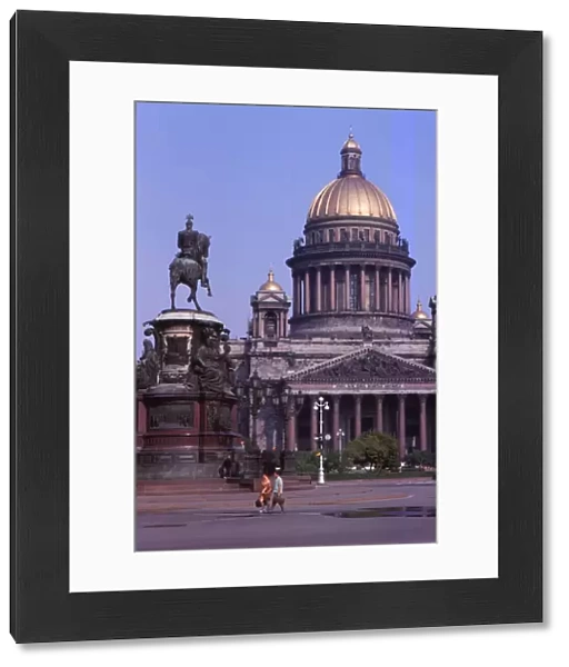 St. Isaacs Cathedral, Leningrad, c1960s. Artist: CM Dixon