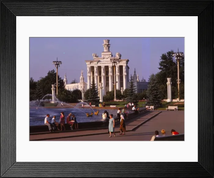 Framed Print : Economic Achievements Exhibition (Agriculture Pavilion), Moscow, c1960s. Artist: CM Dixon Framed Print : Economic Achievements Exhibition (Agriculture Pavilion), Moscow, c1960s. Artist: CM Dixon