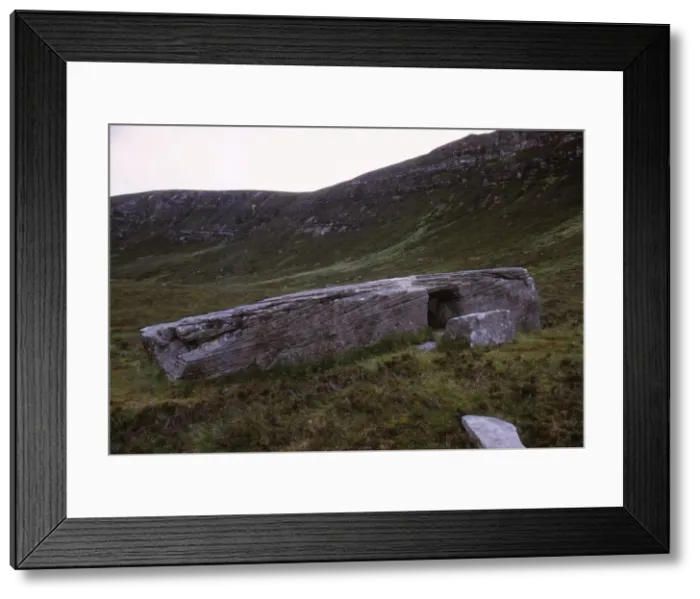 Framed Print : Dwarfie Stone, Isle of Hoy, Orkney, Scotland, 20th century. Artist: CM Dixon Framed Print : Dwarfie Stone, Isle of Hoy, Orkney, Scotland, 20th century. Artist: CM Dixon