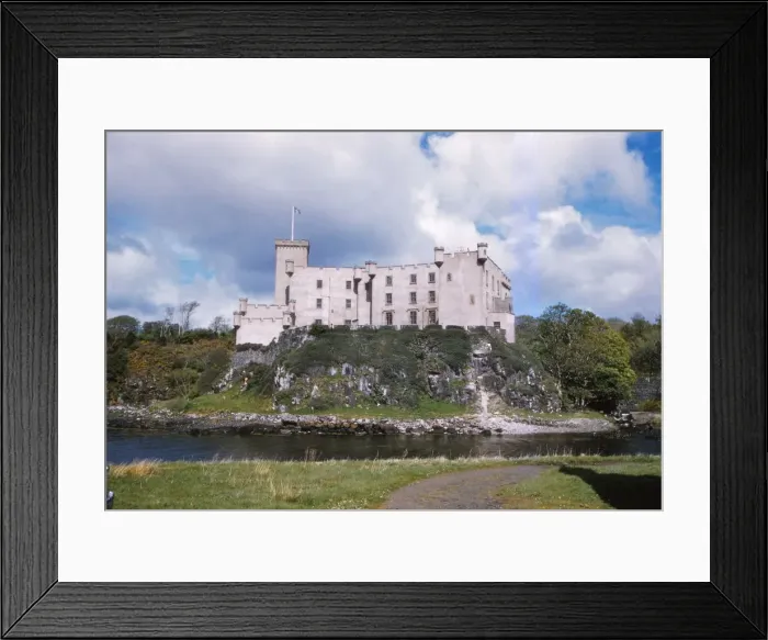 Framed Print : Dunvegan Castle from the Seaward side, Isle of Skye, Scotland, 20th century. Artist: CM Dixon Framed Print : Dunvegan Castle from the Seaward side, Isle of Skye, Scotland, 20th century. Artist: CM Dixon