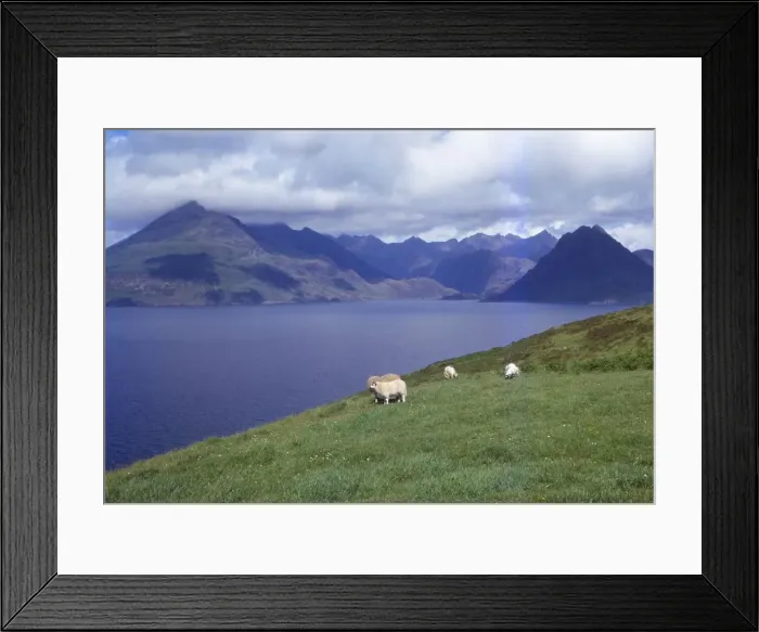 Framed Print : The Black Cuillin and Loch Scavaig near Elgol, Isle of Skye, Scotland, 20th century. Artist: CM Dixon Framed Print : The Black Cuillin and Loch Scavaig near Elgol, Isle of Skye, Scotland, 20th century. Artist: CM Dixon