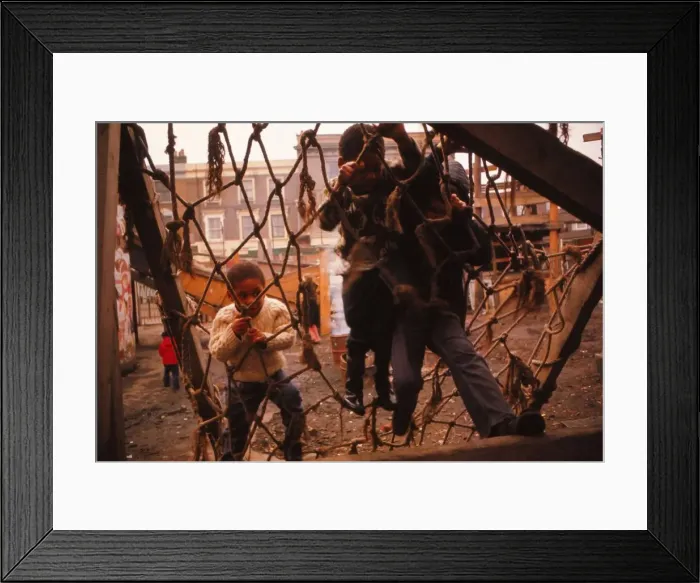 Framed Print : Notting Hill Adventure Playground, London, 1972. Artist: CM Dixon Framed Print : Notting Hill Adventure Playground, London, 1972. Artist: CM Dixon