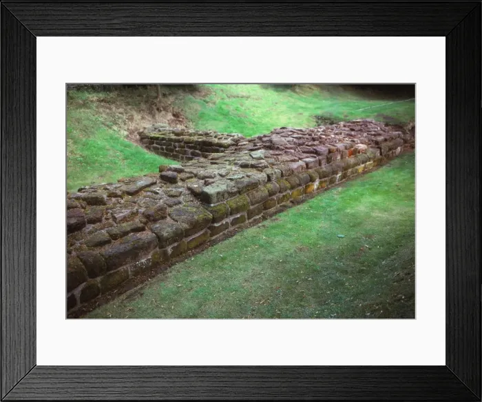 Framed Print : Wall of Roman Town, Aldborough, Yorkshire, 20th century. Artist: CM Dixon Framed Print : Wall of Roman Town, Aldborough, Yorkshire, 20th century. Artist: CM Dixon