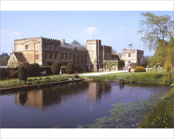 South Front of Forde Abbey, Dorset from the Long Pond, 20th century. Artist: CM Dixon