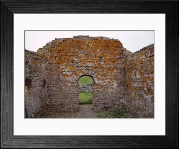Framed Print : Kolbein Krugas Chapel, c1145, Isle of Wyre, Orkney, Scotland, 20th century. Artist: CM Dixon Framed Print : Kolbein Krugas Chapel, c1145, Isle of Wyre, Orkney, Scotland, 20th century. Artist: CM Dixon
