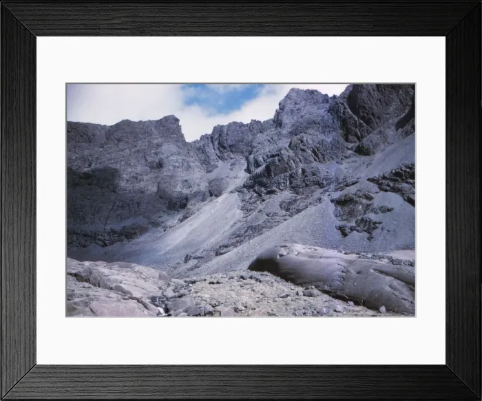 Framed Print : Screes in Coire Lagan, Cuillin Hills, Isle of Skye, Scotland, 20th century. Artist: CM Dixon Framed Print : Screes in Coire Lagan, Cuillin Hills, Isle of Skye, Scotland, 20th century. Artist: CM Dixon