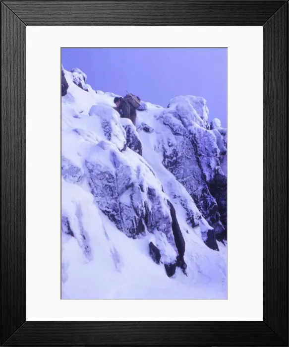 Framed Print : Fog Crystals, or Hoar Frost rock formations, Cuillin Hills, Isle of Skye, Scotland, 20th century. Artist: CM Dixon Framed Print : Fog Crystals, or Hoar Frost rock formations, Cuillin Hills, Isle of Skye, Scotland, 20th century. Artist: CM Dixon