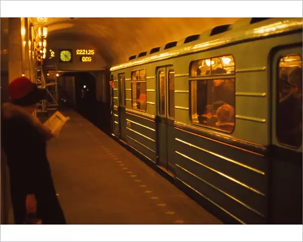 Underground Railway, Leningrad, c1970s. Artist: CM Dixon