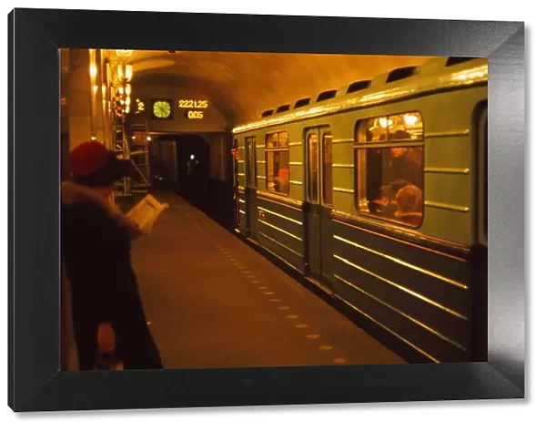 Underground Railway, Leningrad, c1970s. Artist: CM Dixon