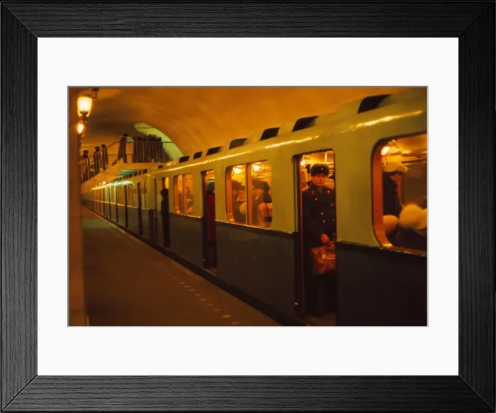 Framed Print : Underground Railway, Leningrad, 1970s. Artist: CM Dixon Framed Print : Underground Railway, Leningrad, 1970s. Artist: CM Dixon
