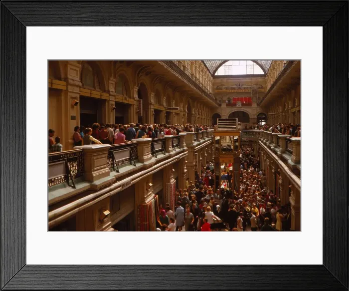 Framed Print : Interior of Gum store, Moscow, c1970s. Artist: CM Dixon Framed Print : Interior of Gum store, Moscow, c1970s. Artist: CM Dixon