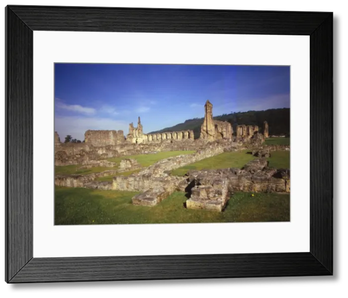 Framed Print : Byland Abbey, Yorkshire, 20th century. Artist: CM Dixon Framed Print : Byland Abbey, Yorkshire, 20th century. Artist: CM Dixon