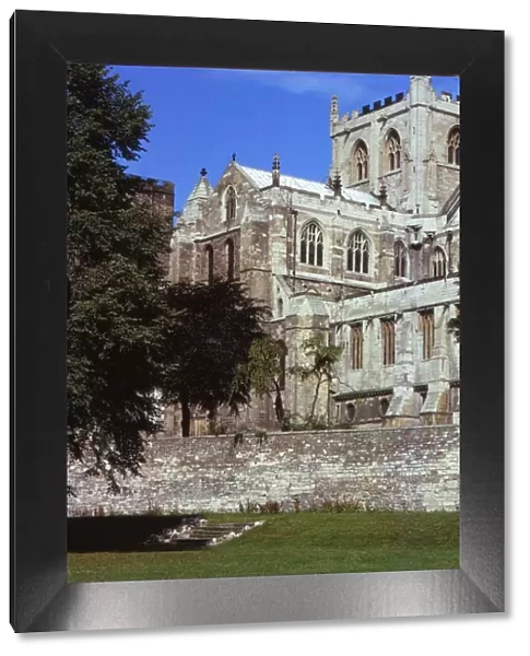 Ripon Cathedral from South East, Ripon, Yorkshire, 20th century. Artist: CM Dixon