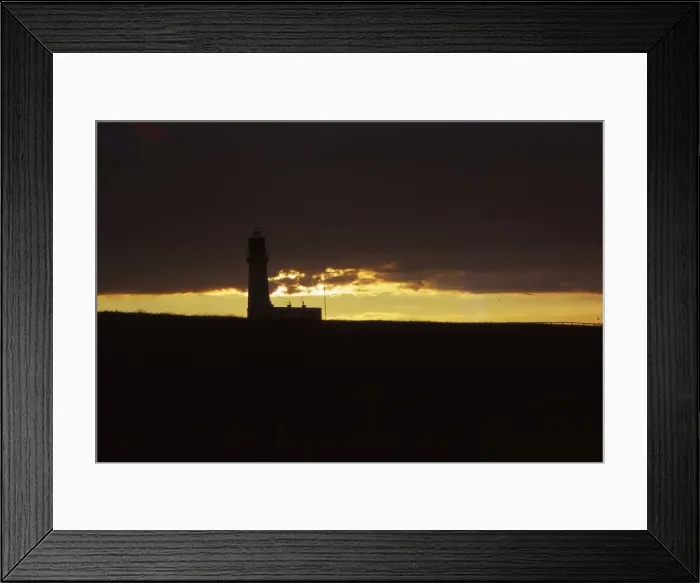 Framed Print : Flamborough Head, Lighthouse at Evening, 20th century. Artist: CM Dixon Framed Print : Flamborough Head, Lighthouse at Evening, 20th century. Artist: CM Dixon
