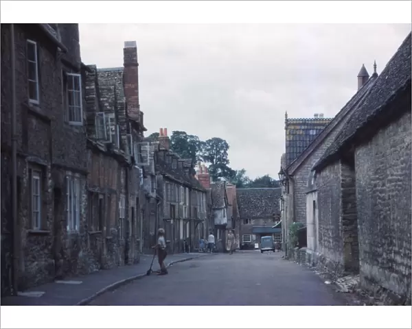 Village Street, Lacock, Wiltshire, c1960. Artist: CM Dixon