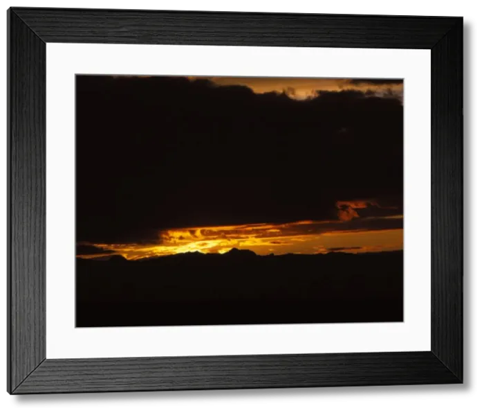 Framed Print : Midnight sky at Herdubreidarlindir in Summer, Iceland, 20th century. Artist: CM Dixon Framed Print : Midnight sky at Herdubreidarlindir in Summer, Iceland, 20th century. Artist: CM Dixon