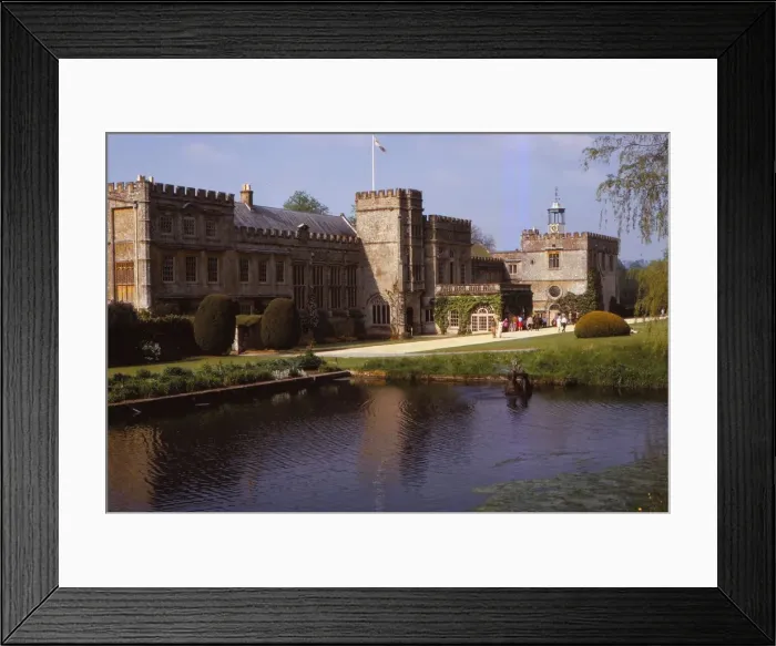 Framed Print : South Front of Forde Abbey, and Long Pond, Dorset, 20th century. Artist: CM Dixon Framed Print : South Front of Forde Abbey, and Long Pond, Dorset, 20th century. Artist: CM Dixon